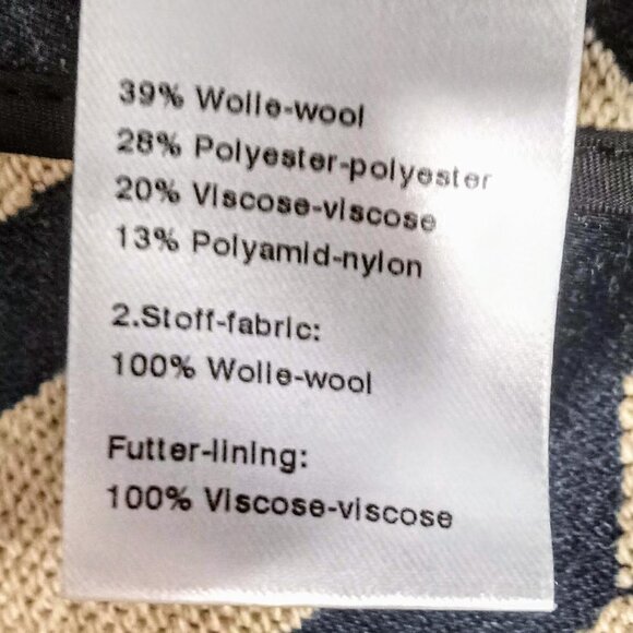 Akris Punto Black Camel Houndstooth Tweed Jacket - Picture 9 of 10